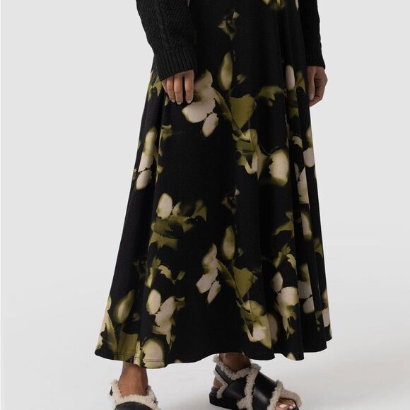 Saint and Sophia Nora A-Line Skirt Green Aurora Size 12 NWT in packaging - Picture 4 of 9